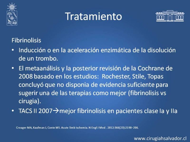 Diapositiva 13 de Isquemia aguda extremidades