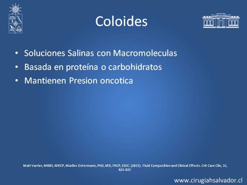 Diapositiva 6 de Cristaloides y Coloides