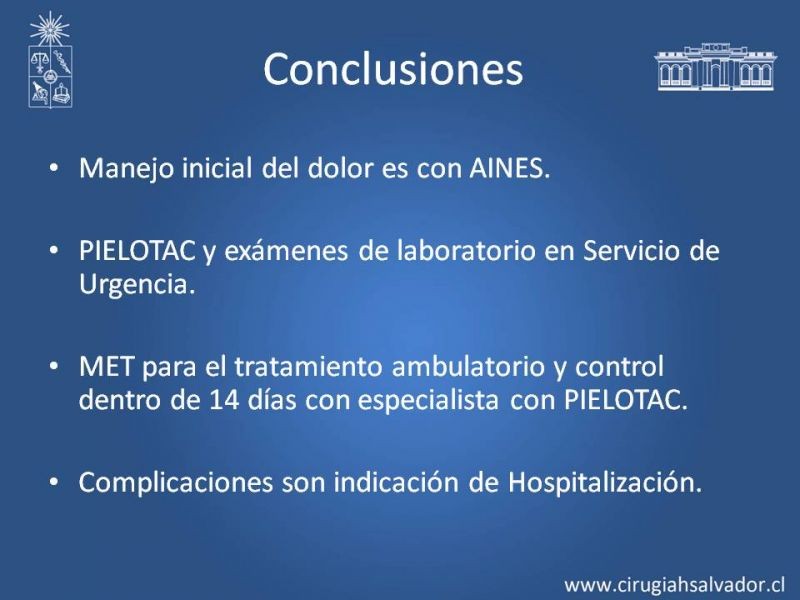 Diapositiva 27 de Manejo en Urgencia Urolitiasis 