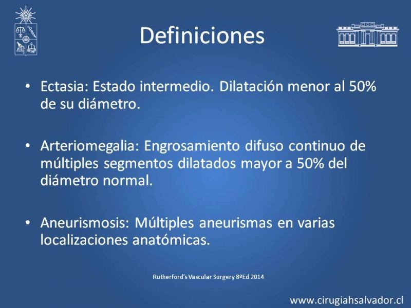 Diapositiva 2 de Aneurismas Perisféricos
