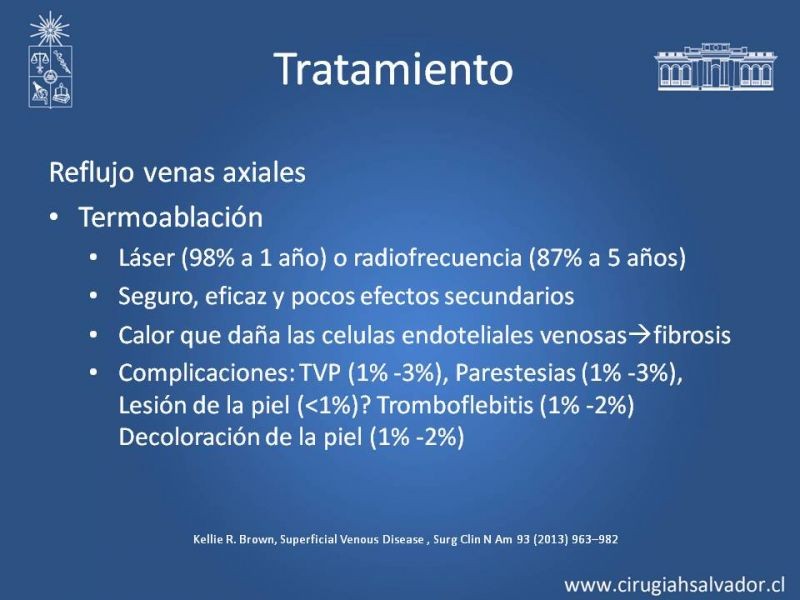 Diapositiva 16 de Insuficiencia venosa superficial