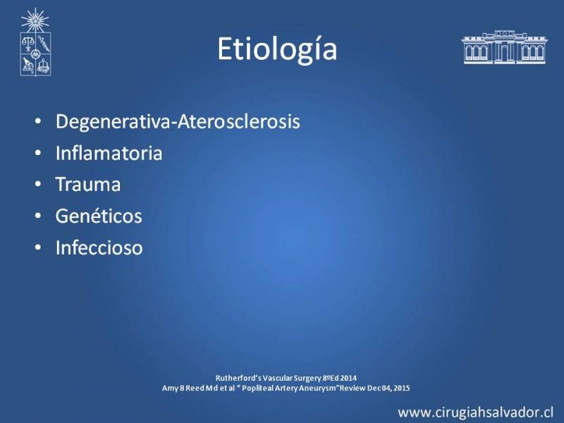 Diapositiva 7 de Aneurismas Perisféricos