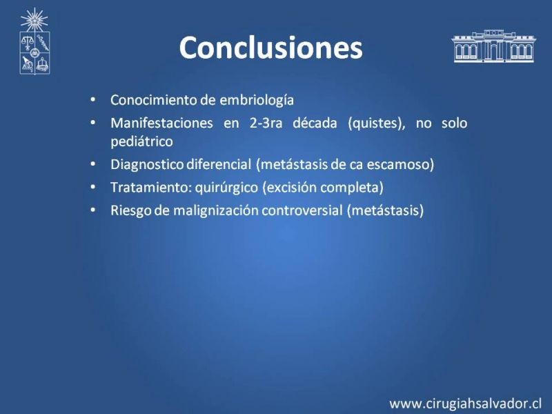 Diapositiva 23 de Quistes Branquiales