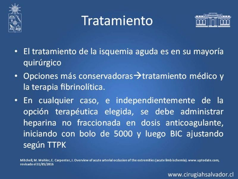 Diapositiva 12 de Isquemia aguda extremidades