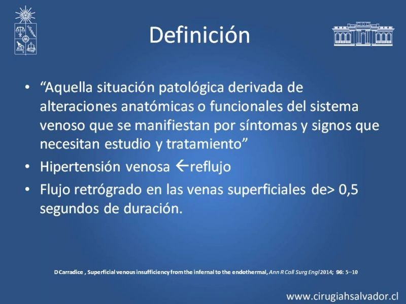 Diapositiva 1 de Insuficiencia venosa superficial