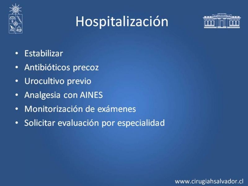 Diapositiva 14 de Manejo en Urgencia Urolitiasis 