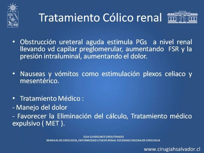 Diapositiva 8 de Manejo en Urgencia Urolitiasis 