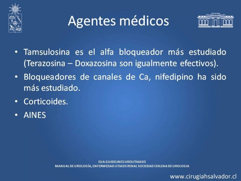 Diapositiva 17 de Manejo en Urgencia Urolitiasis 