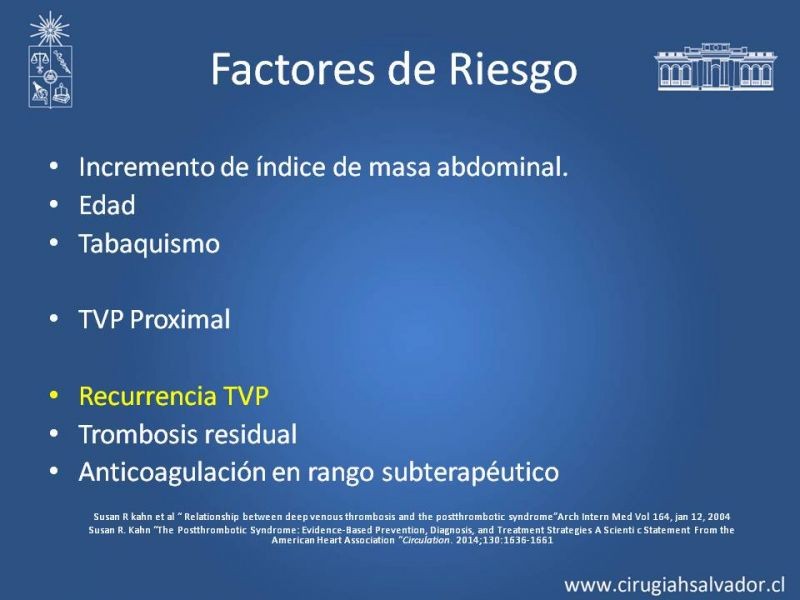 Diapositiva 4 de Síndrome Postflebítico