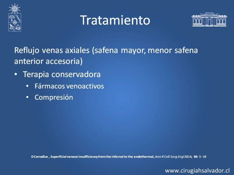 Diapositiva 13 de Insuficiencia venosa superficial