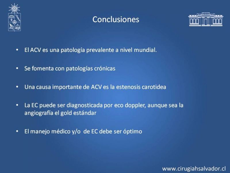 Diapositiva 36 de Estenosis Carotidea: Estudio y manejo quirúrgico