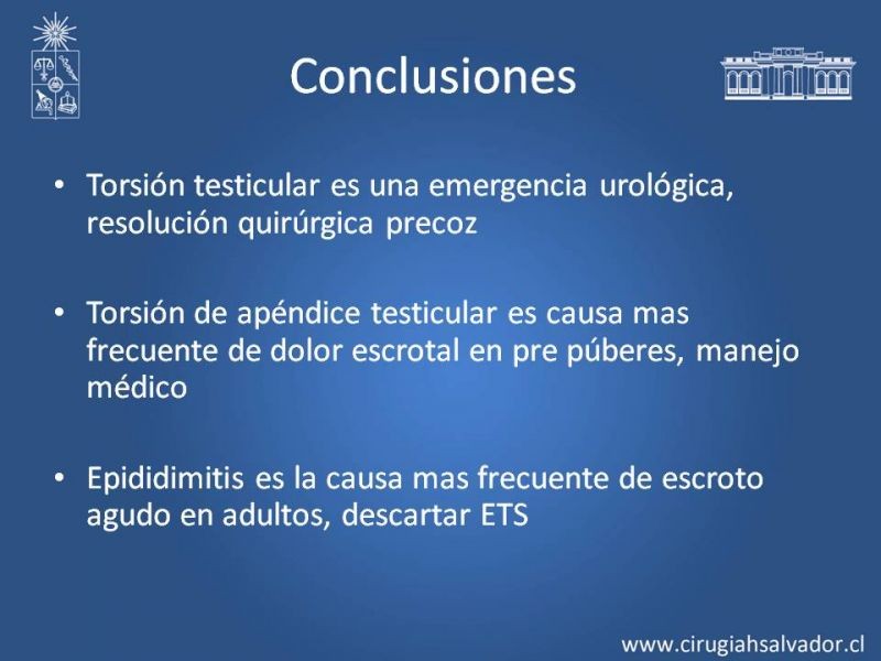 Diapositiva 28 de Manejo de Escroto Agudo