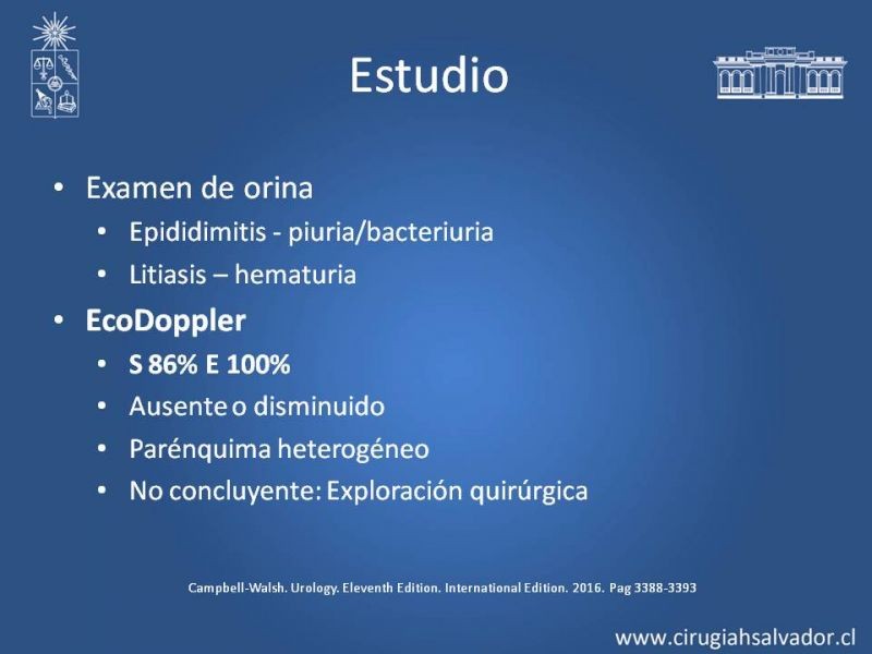 Diapositiva 10 de Manejo de Escroto Agudo