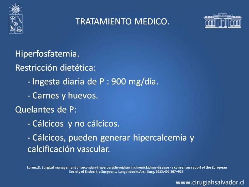 Diapositiva 11 de Hiperparatiroidismo 2º: Estudio, manejo e indicaciones quirúrgicas.