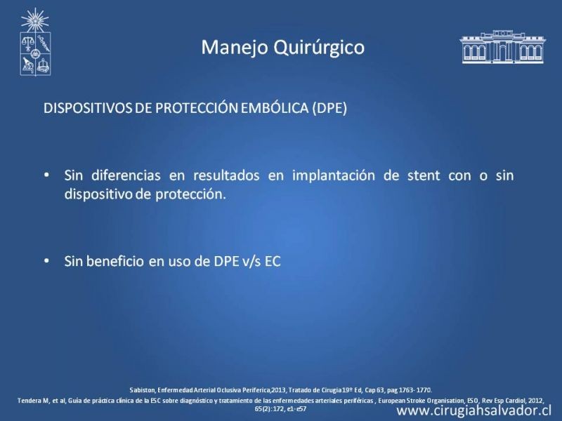 Diapositiva 28 de Estenosis Carotidea: Estudio y manejo quirúrgico