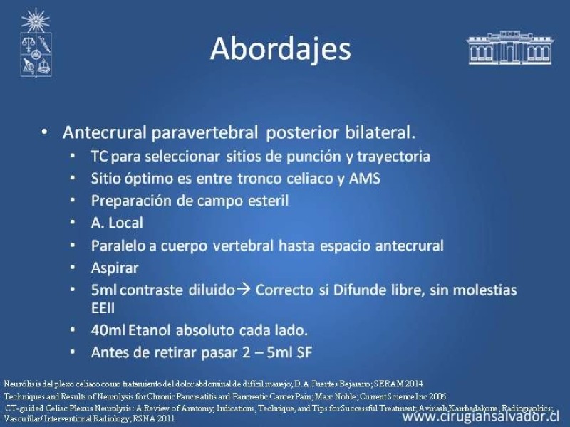 Diapositiva 12 de Alcoholización Plexo Solar