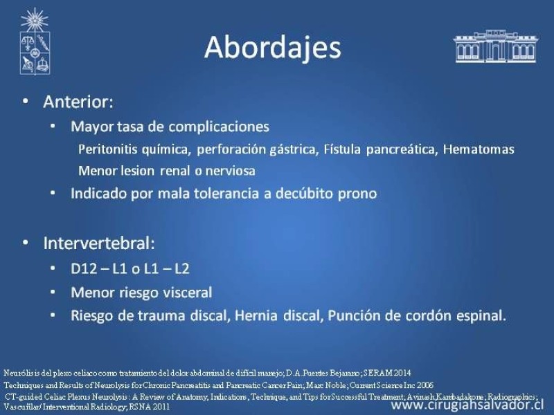 Diapositiva 14 de Alcoholización Plexo Solar