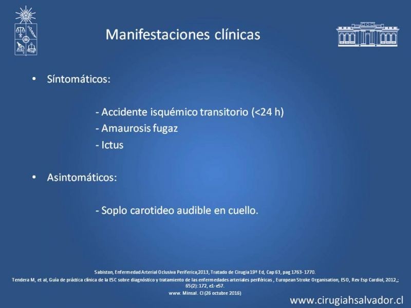 Diapositiva 8 de Estenosis Carotidea: Estudio y manejo quirúrgico