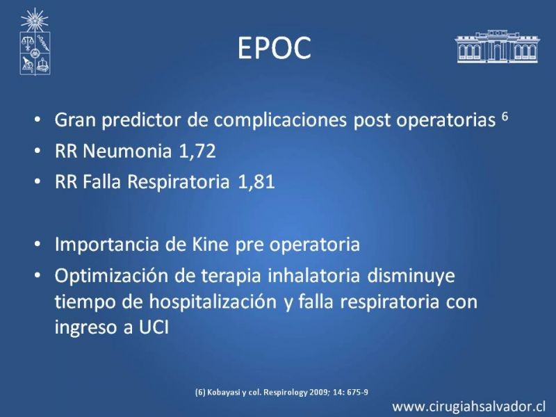 Diapositiva 11 de Complicaciones Respiratorias Postoperatorias