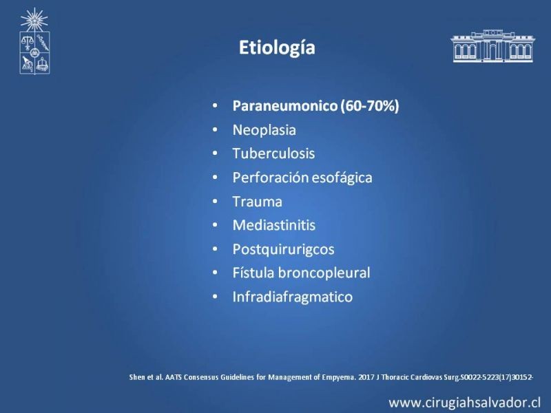 Diapositiva 2 de Empiema