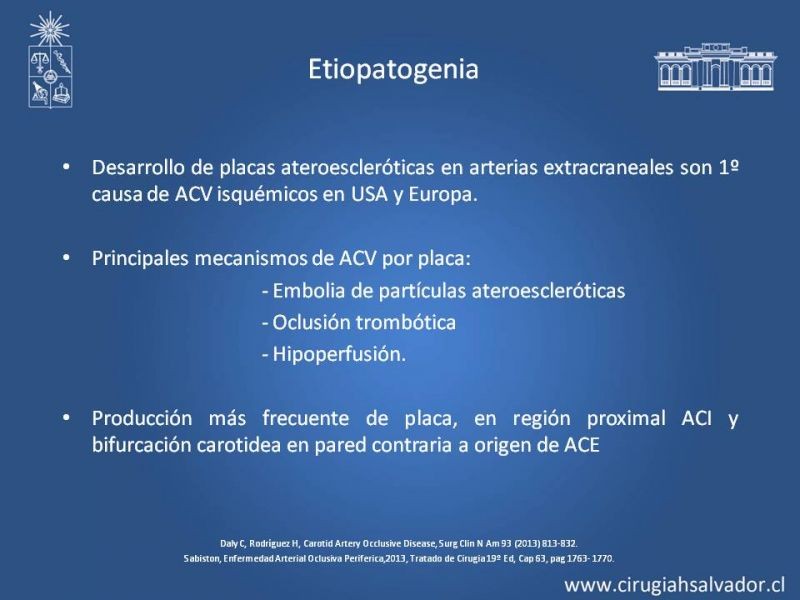 Diapositiva 3 de Estenosis Carotidea: Estudio y manejo quirúrgico