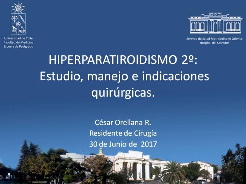 Diapositiva 31 de Hiperparatiroidismo 2º: Estudio, manejo e indicaciones quirúrgicas.
