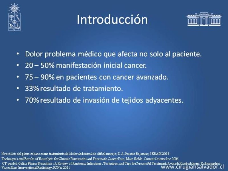 Diapositiva 2 de Alcoholización Plexo Solar