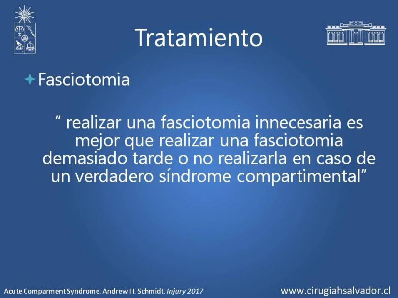 Diapositiva 16 de Síndrome Compartimental de Extremidades