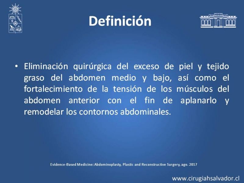 Diapositiva 1 de Lipectomía Abdominal