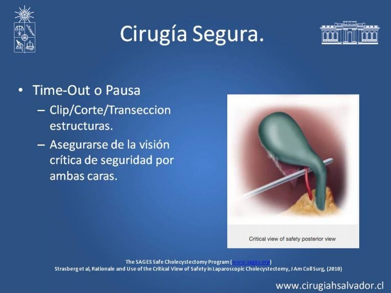 Diapositiva 12 de Colecsitectomía Segura