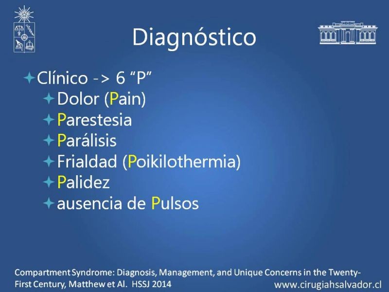 Diapositiva 8 de Síndrome Compartimental de Extremidades