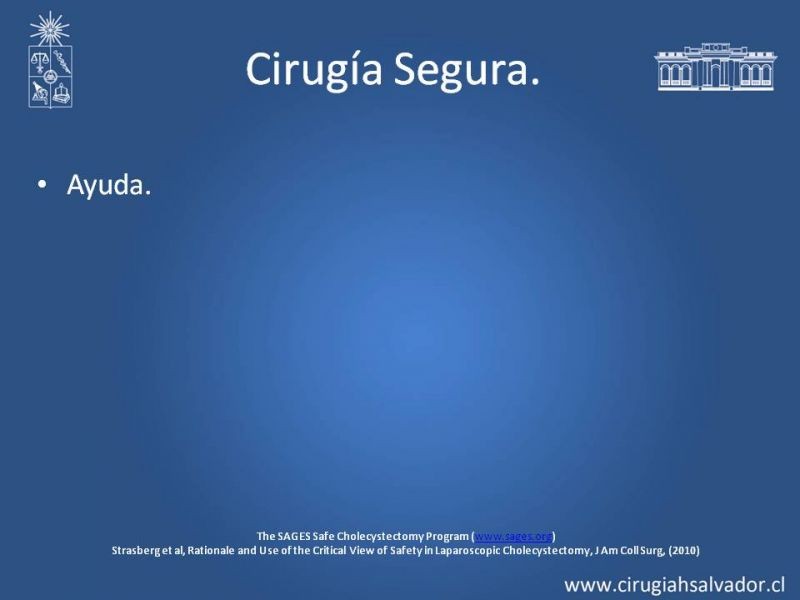 Diapositiva 22 de Colecsitectomía Segura