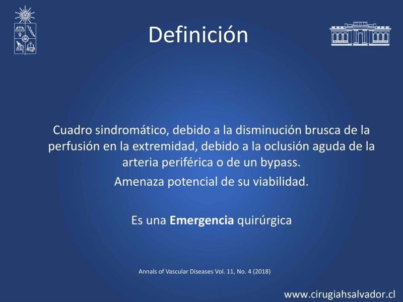 Diapositiva 1 de Isquemia aguda de extremidades inferiores