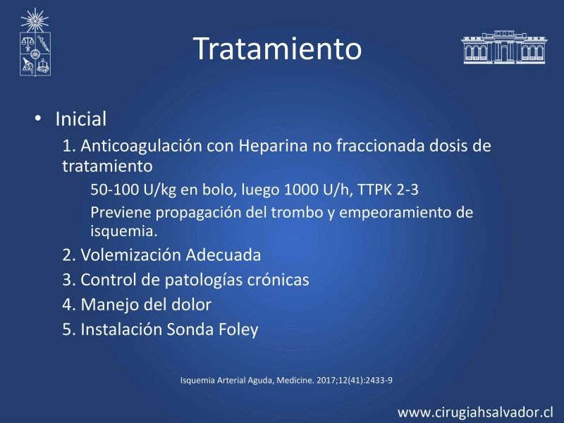 Diapositiva 16 de Isquemia aguda de extremidades inferiores