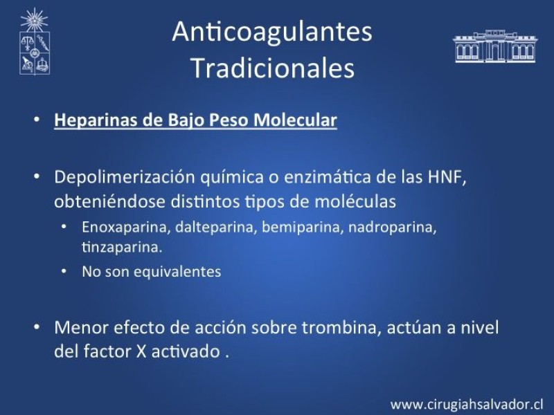 Diapositiva 9 de Anticoagulantes Tradicionales y nuevos