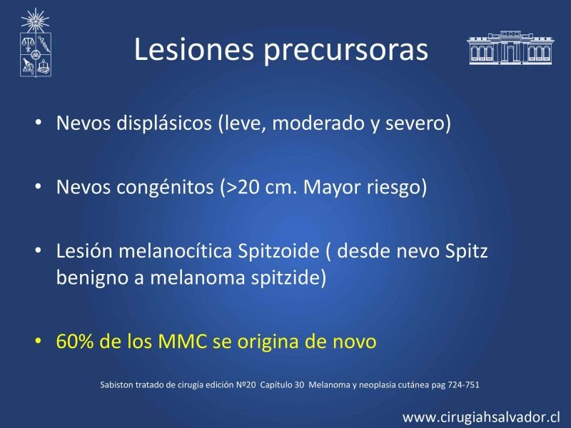 Diapositiva 7 de Melanoma: enfrentamiento inicial