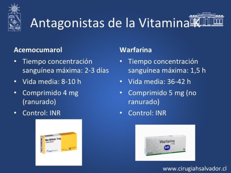 Diapositiva 14 de Anticoagulantes Tradicionales y nuevos