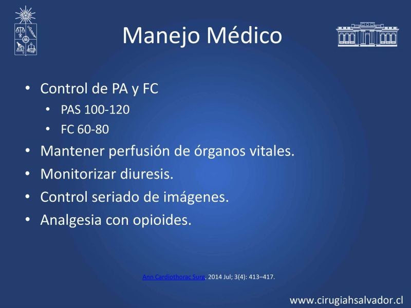 Diapositiva 17 de Síndrome Aórtico Agudo 