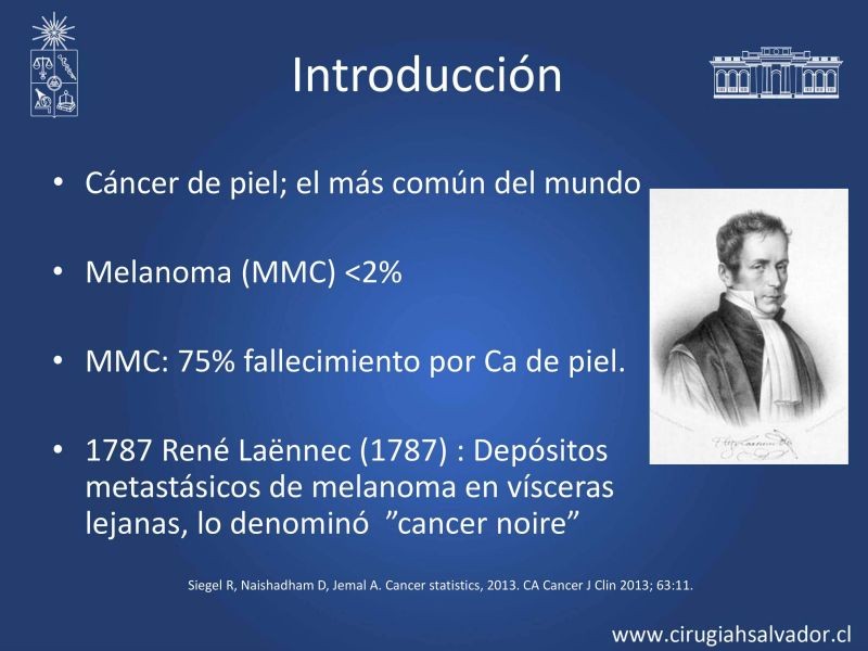 Diapositiva 1 de Melanoma: enfrentamiento inicial