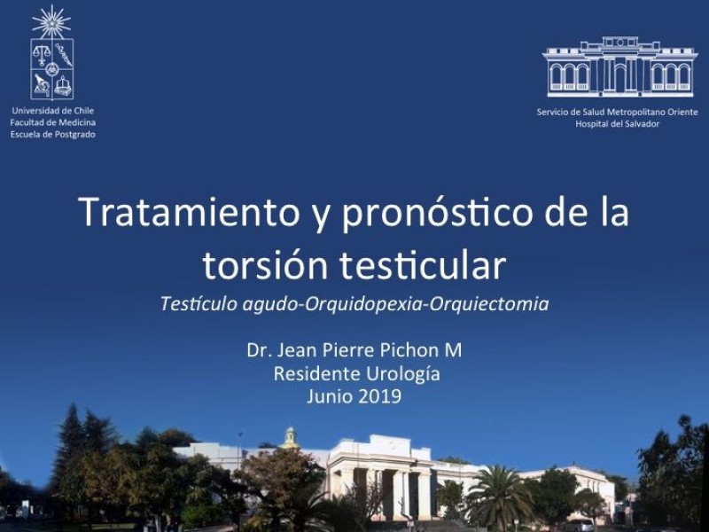 Diapositiva 19 de Tratamiento y pronóstico torsión testicular 