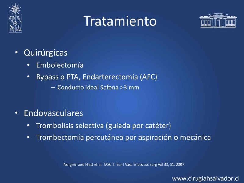 Diapositiva 17 de Isquemia aguda de extremidades inferiores