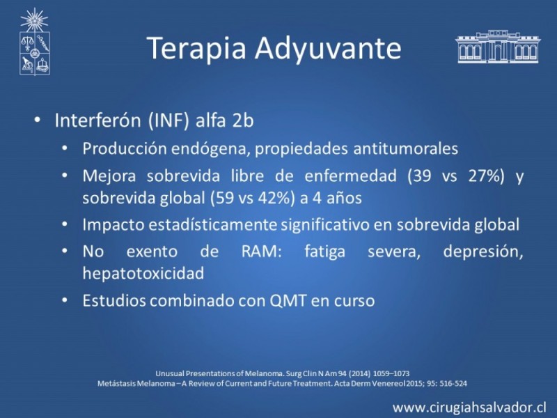 Diapositiva 21 de Melanoma Metastásico sin Primario Conocido