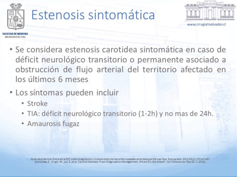 Diapositiva 9 de Enfermedad carotídea sintomática