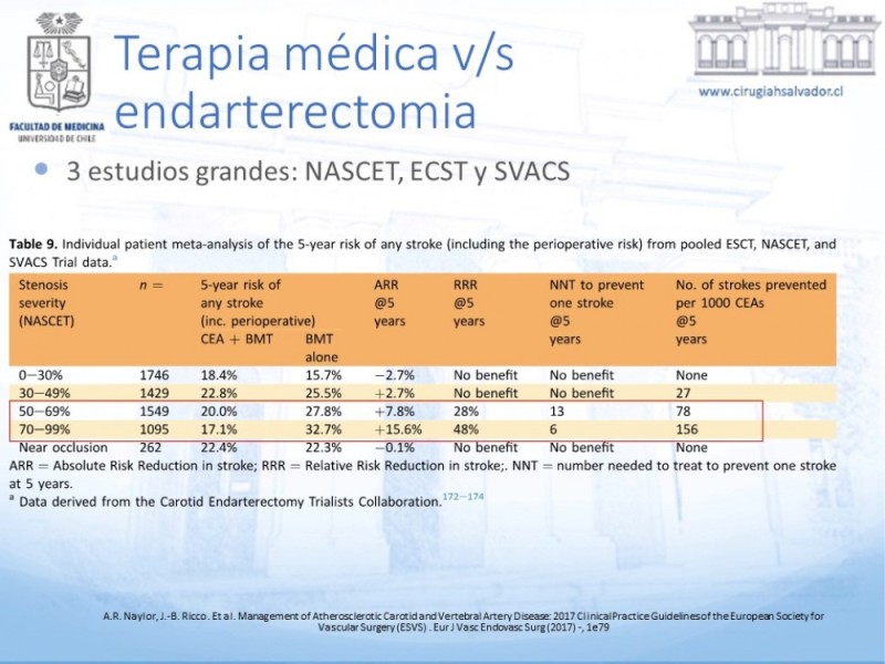 Diapositiva 23 de Enfermedad carotídea sintomática