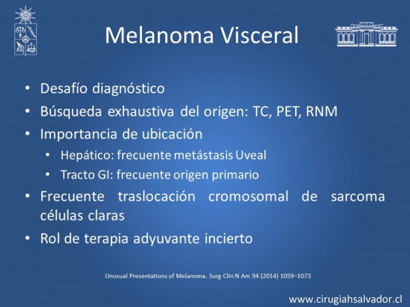 Diapositiva 17 de Melanoma Metastásico sin Primario Conocido