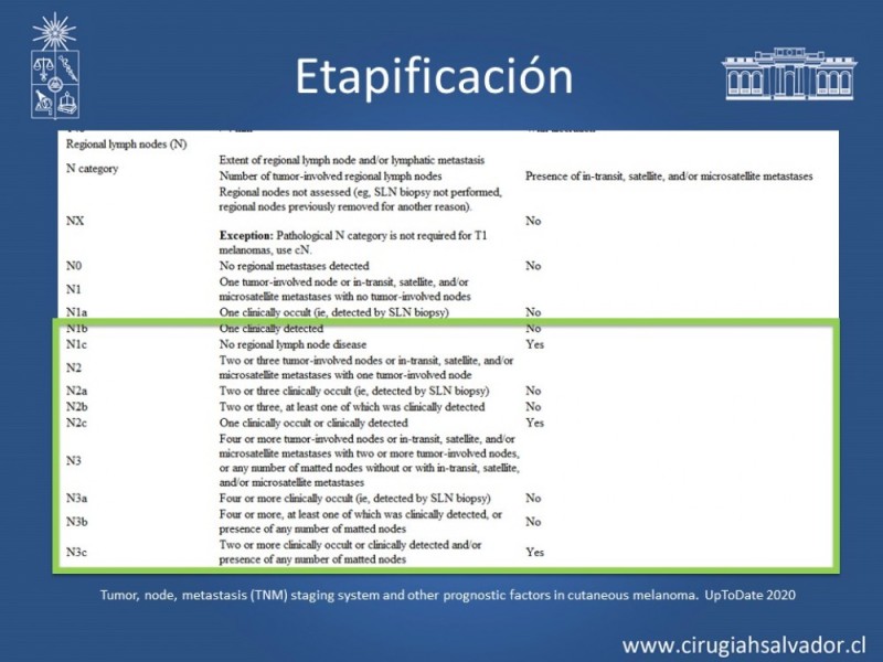 Diapositiva 12 de Melanoma Metastásico sin Primario Conocido