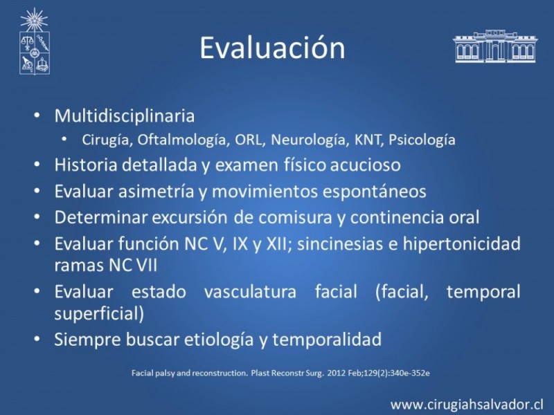 Diapositiva 12 de Reanimación Facial