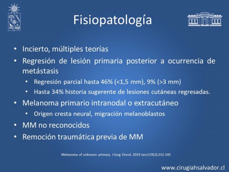 Diapositiva 7 de Melanoma Metastásico sin Primario Conocido