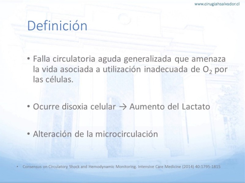 Diapositiva 1 de Generalidades  del Shock