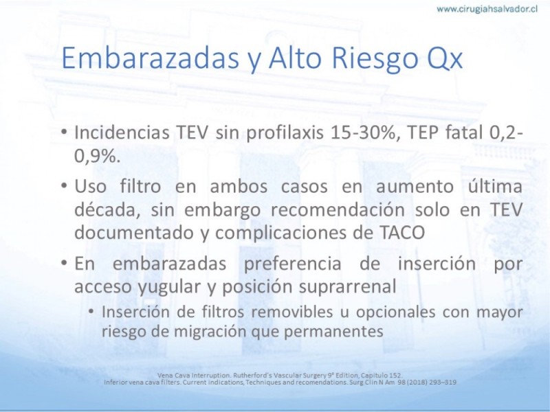 Diapositiva 15 de Indicaciones de Filtro de Vena Cava